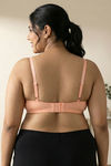 Zivame True Curv Maternity Double Layered Non Wired Full Coverage Nursing Bra - Peach Pearl — thumbnail 3